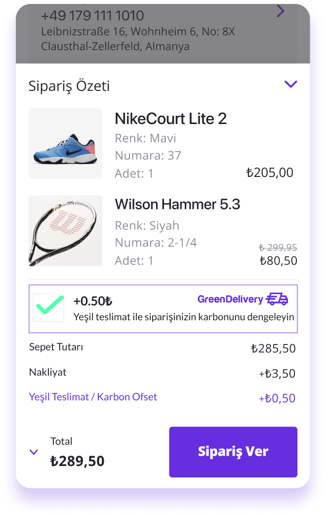 Green-Delivery-Checkout-Mobile